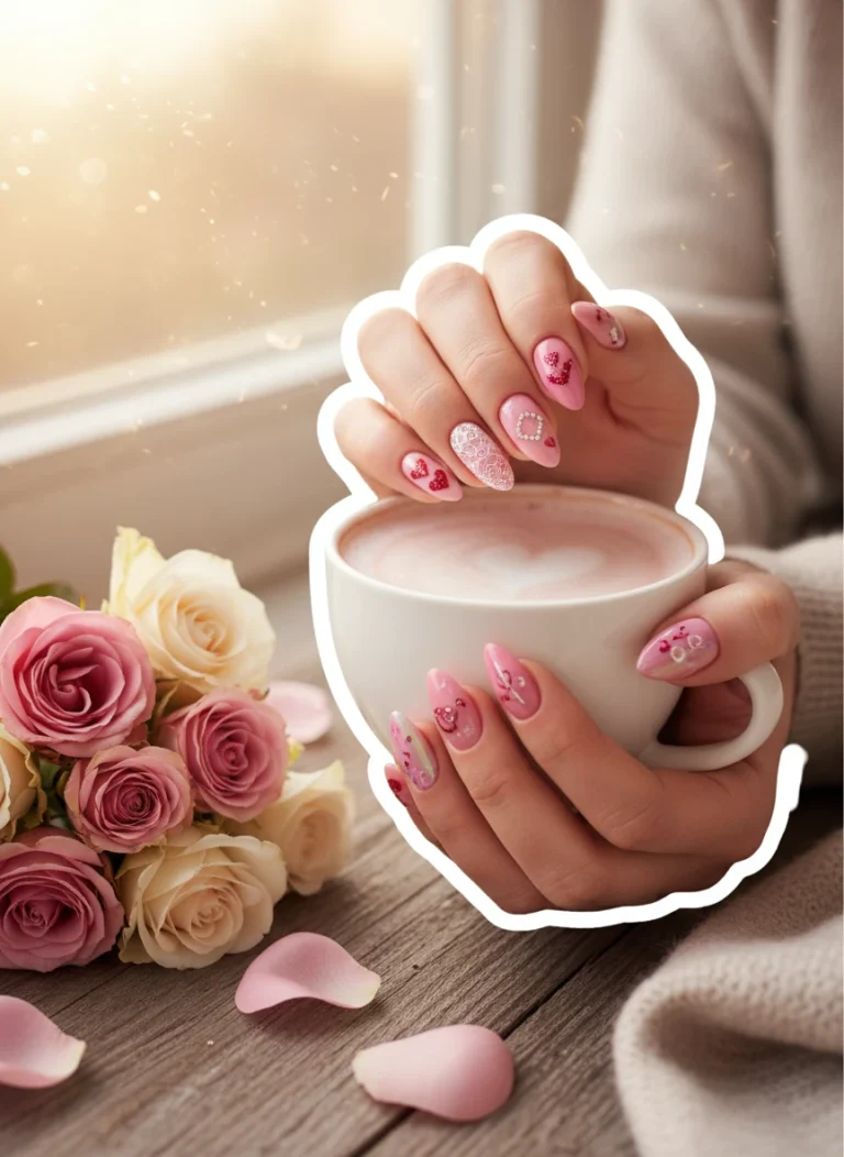 Thumbnail 15+ Pink Valentine Nails Ideas That Scream Romance (2026 Trend Edition)