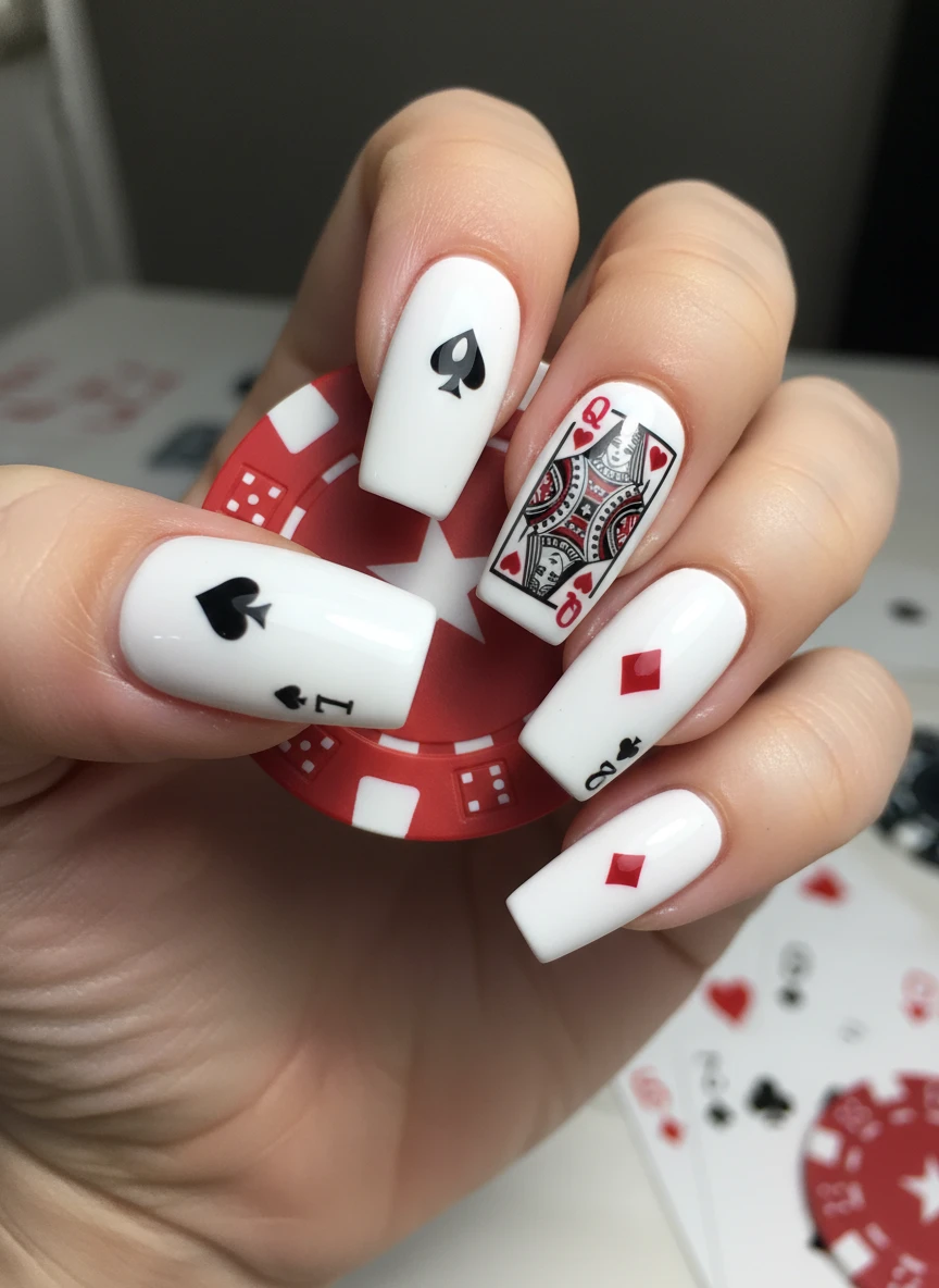 15 Queen of Heart Valentine Nails: Royal Designs to Slay Love Season (2026) 2 Image
