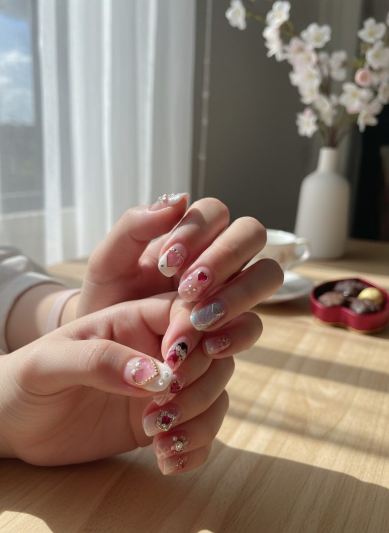 Thumbnail 15 Valentine Day Korean Nails Trends 2026: Cute, Elegant & Romantic Ideas