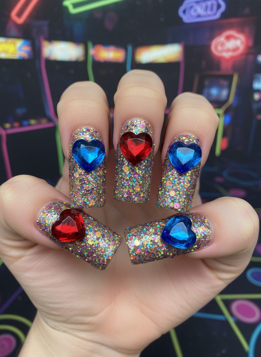 15 Valentine Nails 2000s Ideas: The Ultimate Y2K Aesthetic Guide (2026) 13 Image