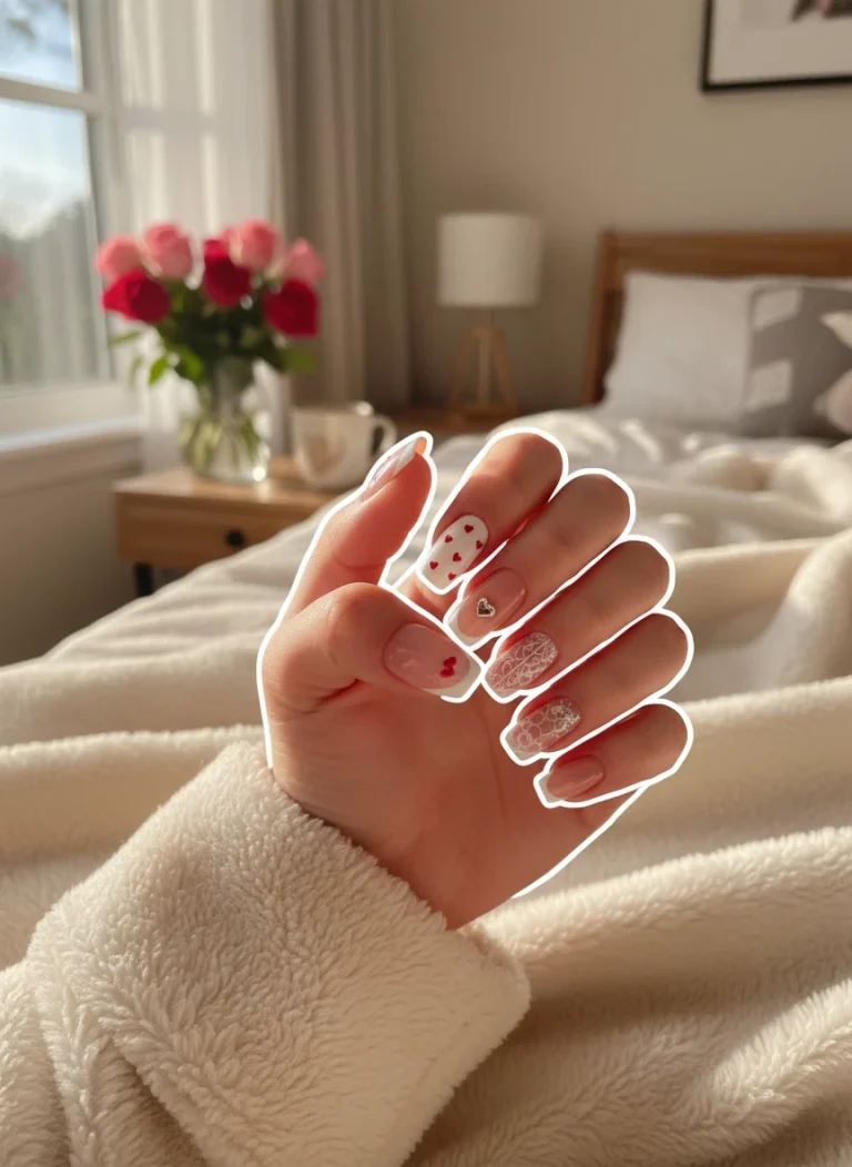 Thumbnail 15 Valentine Nails French Tip Ideas That Will Steal Your Heart in 2026