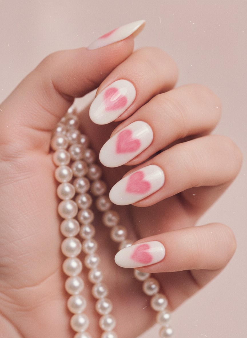 20+ 80s Valentine Nails Ideas: Bold Retro Designs to Rock in 2026 6 Image