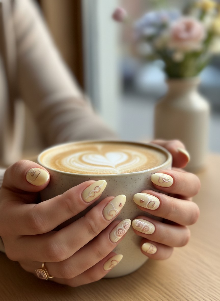 Thumbnail 20 Pale Yellow Valentine Nails: Soft, Chic & Romantic Ideas (2026)