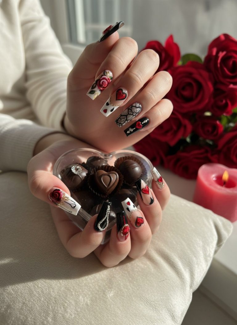 Thumbnail 20 Stunning Valentine Nails Ballerina Ideas: Romantic & Edgy Designs (2025)