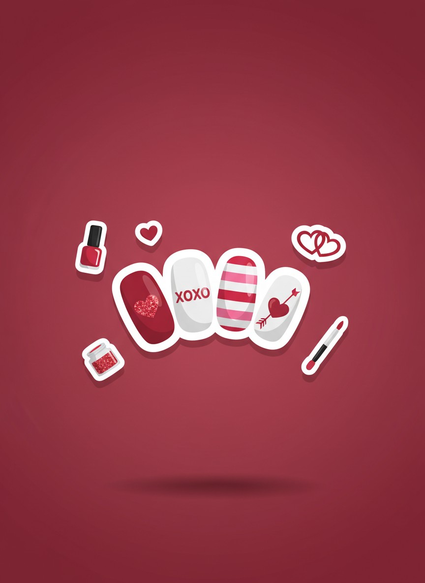 Thumbnail 15 Trendy Acrylic Valentine Nails for a Romantic Style 2026